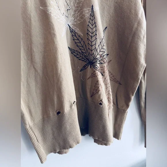 Bent + Corrupt lambswool V-Neck Sweater men’s